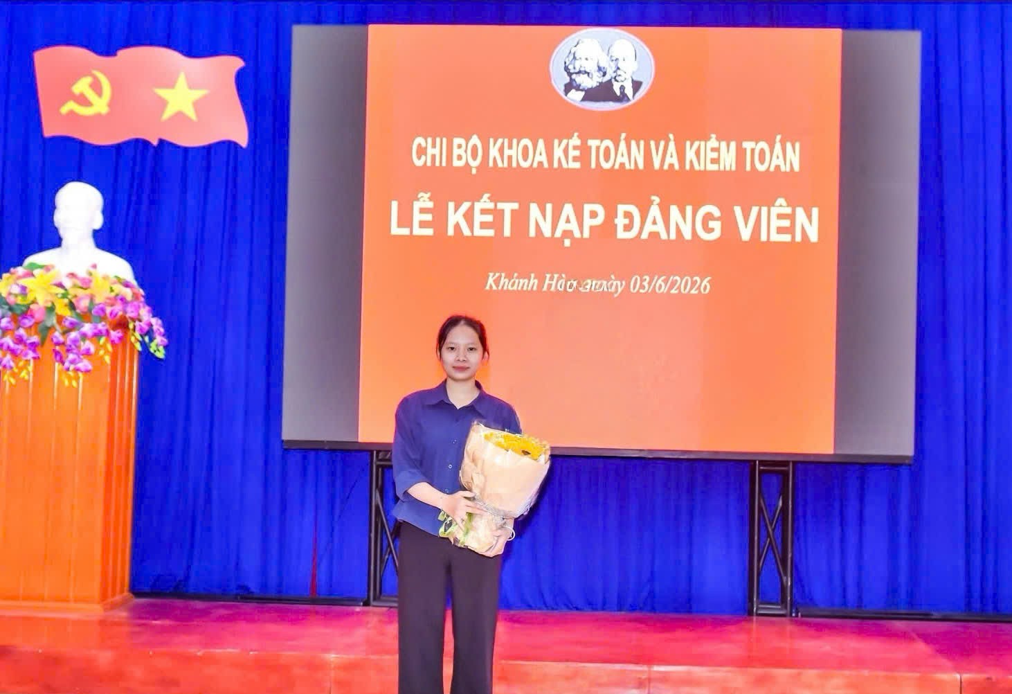 Trần Thị Thu Dung: Tấm gương đảng viên sinh viên tiêu biểu của Trường Đại học Nha Trang