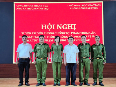 Trường Đại học Nha Trang phối hợp tuyên truyền pháp luật cho sinh viên
